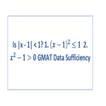 Is modulus of x minus 1 less than 1 1 whole square of x minus 1 is less than equal to 1 GMAT Data Sufficiency